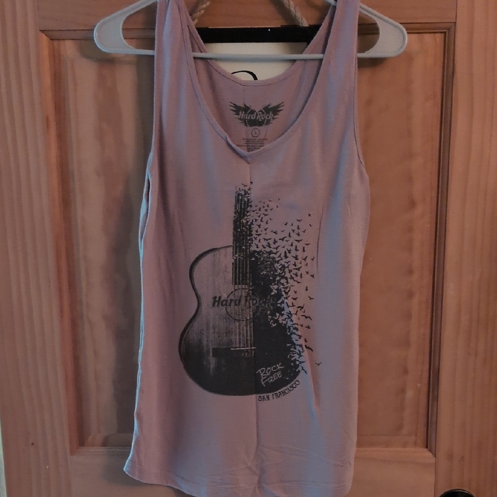 Hard Rock Cafe Women's Lavender Tank Top